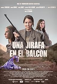 Una jirafa en el balcón